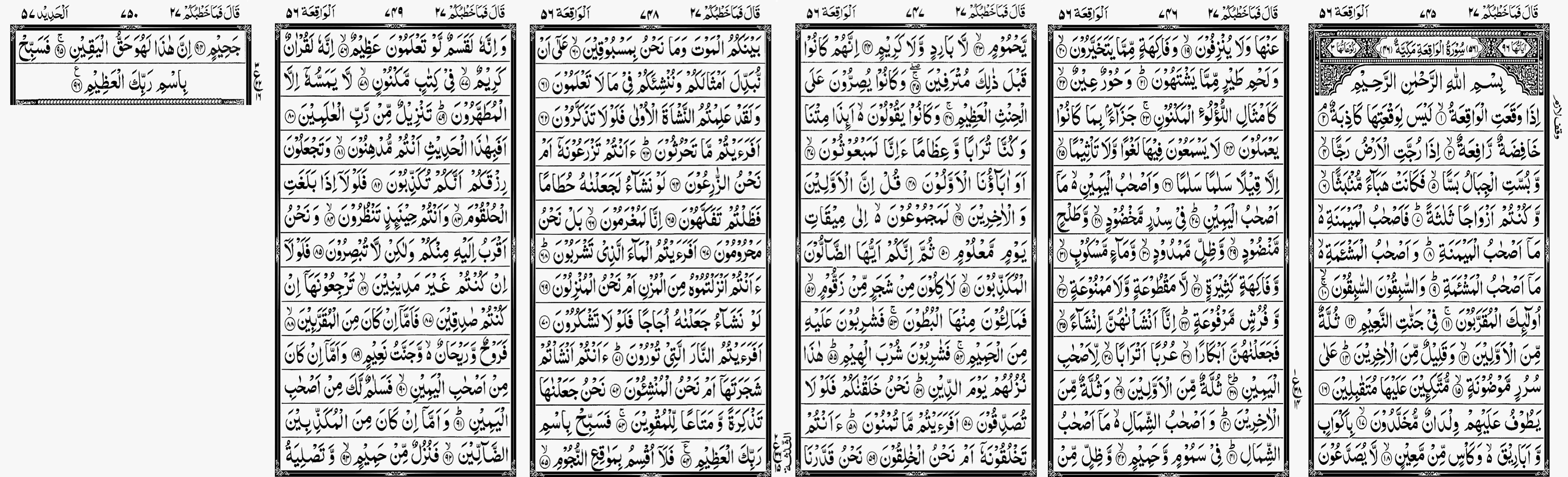 Surah Al-Waqiah